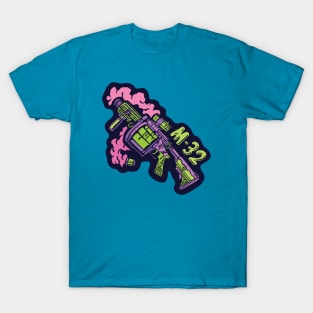 M32 Neon Grenade Launcher T-Shirt